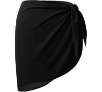 HAUTE PRESSION Fille Paréo Uni Vêtement Couvrant De Maillot Bain, Noir, 8 Ans EU