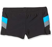 Haute pression Garçon B21 Maillot de bain, Noir/Gris/Turquoise, 12 ans EU