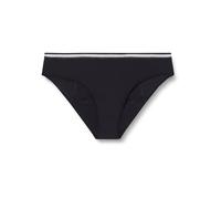 HAUTE PRESSION Orchidée Culotte menstruelle Classique pour Femme avec Galon Elastique à la Taille en Lurex, Flux Moyen T44 sous-vêtement, Noir, 44