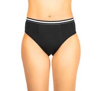 Haute pression Pivoine Culotte Haute menstruelle pour Femme avec Galon élastique à la Taille,Noir, Flux Abondant T44 sous-vêtement, Noir, 44