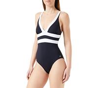 HAUTE PRESSION T1003 CO1 Maillot de Bain Une pièce, Noir et Blanc, 38 Femme