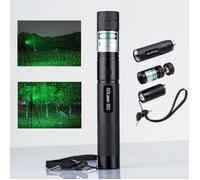 Haute Puissance Vert Pointeur Laser 532nm 5 mW 303 Laser Stylo Puissant Lazer pointeur Avec Étoilé Tête Allumette Réglable YYV