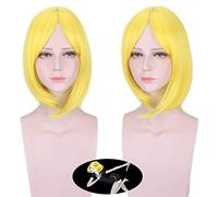 Haute qualité Anime Hoseki no kuni jaune diamant Cosplay perruque courte BoB perruques Costume synthétique cheveux adultes