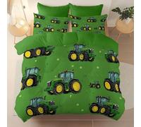 Haute qualité Housse de Couette 240 x 260 cm, Microfibre brossée confortable et douce Convient à toutes les pièces, Chine Fantaisie Dragons thème Parure de Lit Convient aux garçons et aux filles, Vert