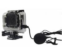 Haute qualité pince sur Mini USB revers téléphone portable Microphone mains libres micro couleur noire vente chaude pour GOPRO Hero 3 GO PRO 4