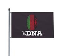 Haute Qualité Pirate Drapeaux 90X150Cm Malawi, C'Est Dans Mon Adn Drapeau De Jardin Couleurs Vives Drapeau Personnalisé Pour Décoration D'Intérieur, Cadeau De Noë, Festival