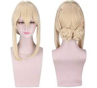 Haute qualité Violet Evergarden Cosplay perruque Evergarden Cosplay perruque jaune résistance Costume fête perruques pour femmes Claudia Hodgins dm-282