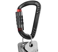 haute résistance 12 kN de haute capacité en d'aluminium pour activités de plein air, pour escalade sur rocher, pour camping, randonnée, animaux de compagnie