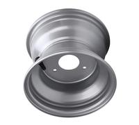 Haute Résistance 18X9.50-8 ATV Jante De Roue pour 8 Pouces Moyeu De Remplacement pour Go Karts et Voiturettes De Argent En Alliage D'aluminium (Trois trous (espacement des trous: