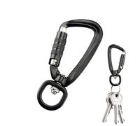 Haute Résistance - Crochet À Ressort Inoxydable Antiusure,À Verrouillage pour Randonnée,pour Escalade, Gourde, Sac À Dos, Pêche