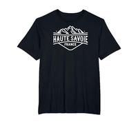 Haute-Savoie - France T-Shirt, Homme Grandes Tailles, Noir, 4X Tall