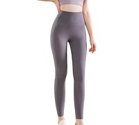 Haute Sport Pantalon Compression Uni et Intemporel Classique Moderne et Tendance Actuelle Haute Opaque Elastique Grandes Tailles Leggins Confortable Souple Extensible
