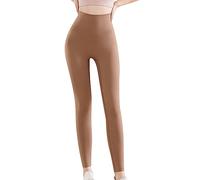 Haute Sport Pantalon Compression Uni et Intemporel Classique Moderne et Tendance Actuelle Haute Opaque Elastique Grandes Tailles Leggins Confortable Souple Extensible