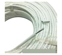 haute température de la ligne de tissage de mica, Fil chauffant électromagnétique 500-1000 degrés mica ignifuge nickel cuivre 1 m 10 mm²(Pure Nickel wire)