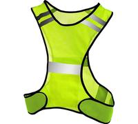 Haute visibilité gilet de sécurité réfléchissant ultra-mince léger pour la nuit Walk Running chiens Walking moto expérience