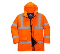 Haute Visibilité Veste Portwest S460 à Capuche Imperméable Trafic Manteau
