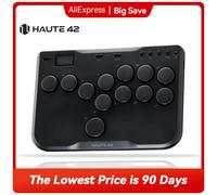 Haute42 Cosmox Mini Arcade Joystick Hitbox contrôleur clavier sans levier Hitbox Fightstick pour Ps4 /PS5/Switch Arcade Stick PC P12 1.5M 3M Cables