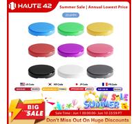 Haute42 Hitbox Cross Keycaps pour contrôleur d'arcade sans levier Mini Hitbox Boutons colorés DIY 20,6 mm Capuchons de touches à profil bas 8 pièces Grey 8PC