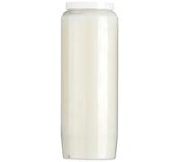 Hautekiet 7159276 Bougie 9 Jours Blanc 6,8 x 20 cm, Blanche