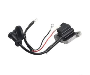 Hautement compatible avec bobine d'allumage pour tronçonneuse, débroussailleuse, tondeuse à gazon, 2 moteurs, centres de 52 mm