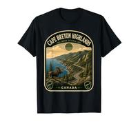 Hautes Terres du Cap-Breton Canada Vintage Nouvelle-Écosse T-Shirt