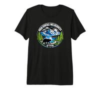 Hautes Terres Sauvages des États-Unis, Utah T-Shirt Haut de Gamme