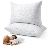Hauteur Ajustable Memoire Forme Oreiller Rafraichissant 48x68cm (Lot de 2)