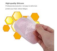 Hauteur Augmente Les Semelles Intérieures avec du Gel de Silicone pour Le Support de la Voûte Arc Orthique et Le Confort de Levage du en Rose - 1,5 Cm de Hauteur Ajoutée avec Design Auto-adhésif et
