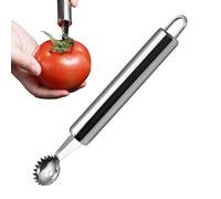 Hauteur De Fraises - En Acier Inoxydable 16.5x4.5x2,7 Cm | Débranteur De La Tige De Tomate | Corers De Fruits Pour Une Préparation De Fraises, De Tomates Et De Fruits Rapides Et Facile Dans Les Tâches