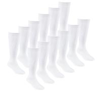 Hauteur Genou École Chaussettes Bambou Coton Filles Garçon Enfant 6 Ou 12 Paires
