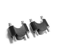 Hauteur Guidon Réhausseur De Guidon Moto pour Loncin pour VOGE 300AC, 300DS, 500R, 500AC, 500DS, 500DSX. Adaptateur De Repositionnement De Potence. d'Extension Kit(Noir)