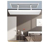 Hauteur réglable 19~27 cm Déflecteur de climatisation Centrale pour paroi latérale de Plafond, empêche l'air de souffler Droit, Angle réglable, 40/60/80/100/120 cm