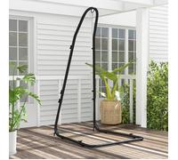 Hauteur Réglable 77-93"" Support Fauteuil Suspendu Métal pour Chaise Hamac et Fauteuil Œuf avec Crochet