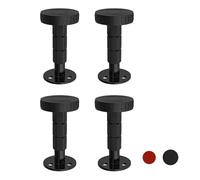 Hauteur réglable, pieds de cadre de lit, design anti-goutte pour nivellement des pieds avec protecteur de sol en métal robuste pour la maison, extension de pieds de meubles