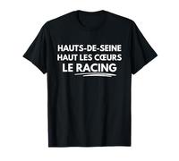 Hauts-de-Seine Haut Les cœurs Allez Le Racing T-Shirt
