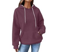 Hauts de sport pour femme à manches longues, cardigans pour femme - Pull léger en coton - Sweat à capuche élégant - Coupe confortable - T-shirt à manches longues - Sprotshit avec poches, gris, XXXXL