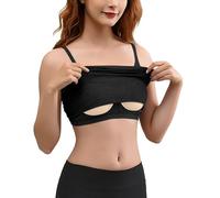 Hauts en coton bio pour femme, gilet pour femme, camisole de couleur pure avec rembourrage de poitrine, vêtement intérieur pour femme, gilet enveloppant anti-léger sur la poitrine, costume pour femme,
