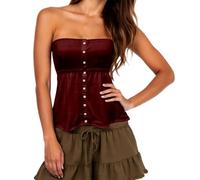 Hauts tubulaires Tendance, Hauts Courts sans Bretelles pour Une Tenue décontractée, Parfaits pour Les Tenues de Printemps et d'été, idéaux à associer avec des Jeans et des élégants