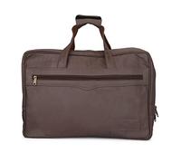 HAUTTON Grand sac en cuir véritable unisexe pour ordinateur portable, collection Heritage, Brun, Occidental