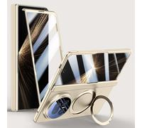 Hauw Coque pour Honor Magic V5,Coque de Téléphone Magnétique Ultra-Mince Tout-en-Un Compatible avec Honor Magic V5,Or 1
