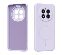 Hauw Coque pour Honor Magic7,Coque de Téléphone en Silicone Liquide Magnétique Ultra-Mince et Antidérapante pour Honor Magic7,Violet