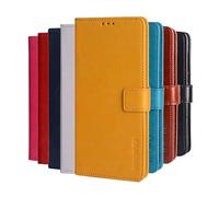 Hauw Coque pour Oppo A5x,Etui pour Téléphone Portable en Cuir PU avec Boucle Magnétique pour Oppo A5x,Jaune