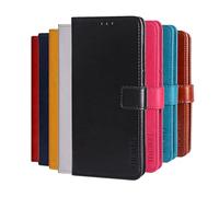 Hauw Coque pour Oppo A5x,Etui pour Téléphone Portable en Cuir PU avec Boucle Magnétique pour Oppo A5x,Noir