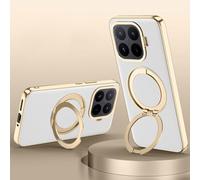 Hauw Étui en Cuir Compatible avec Xiaomi 17T Pro,Blanc