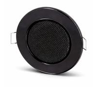 HAVA Haut-Parleur métallique encastrable 3W, Design halogène, 60mm, Noir
