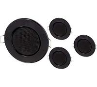 HAVA Lot de 4 haut-parleurs encastrables entièrement en métal, design halogène, 60 mm