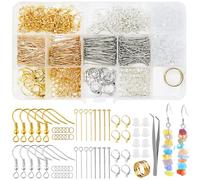 HavaCue 1350pcs Crochet Boucles d'Oreilles, 925 Attache Boucles d'oreilles pour Débutants et Adultes, Accroche Boucle d'Oreille pour la Fabrication de Bijoux la Réparation de Bracelet Collier DIY