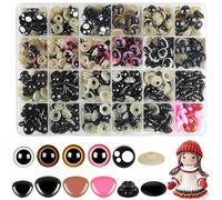 HavaCue oeil Lot de 620 Yeux de Sécurité amigurumi Kit Crochet Animal Doll Jouets Bricolage Artisanat