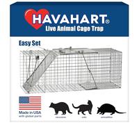 Havahart 1085 Piège Cage 1 porte Grande taille Easy Set - réglage facile