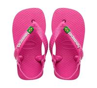 Havaianas 4140577 Baby Brasil Logo II, Sandales Mixte Bébé, Rose Gum Rose Gum, 25/26
